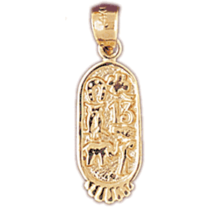 14K Gold Mini Lucky Charm-Daz-5362