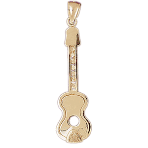 14K Gold Music Guitar Charm-Daz-6213