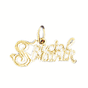 14K Gold Special Mother Saying Charm-Daz-9719