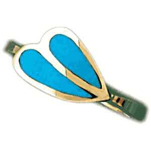 14k Yellow Gold Ladies Turquoise Ring daz-14828