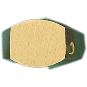 14k Yellow Gold Signet Ring daz-14446