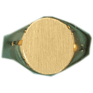 14k Yellow Gold Signet Ring daz-14457