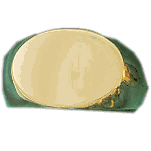 14k Yellow Gold Signet Ring daz-14471