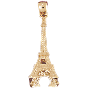 14K Gold 3-D Travel Charm-Daz-4915