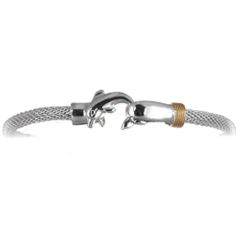 4mm Dolphin Hook Mesh Hook Bracelet W/14ky Wrap