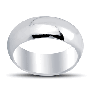 8MM Band Ring - Size 6 - R-08-6