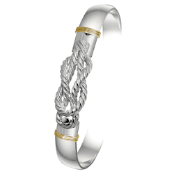 8mm Sailors Knot Hook Bracelets. W/ 14ky Wraps 8.0  - C8SK80