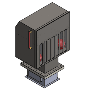 Air Out-down Flood Protection Automatic Fire Damper, Mp800 - Kpmmp800afd