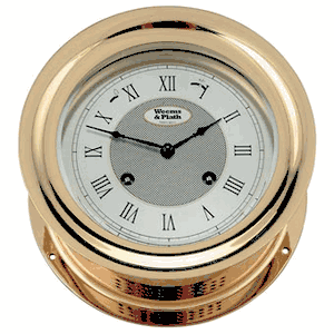 Anniversary 8-Day Wind Ship's Bell Clock - Weems & Plath 100275