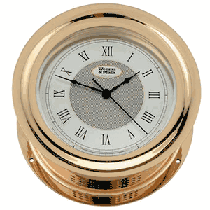 Anniversary Quartz Ship's Bell Clock - Weems & Plath 100175
