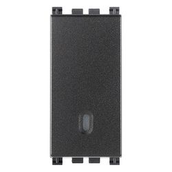 Arke Switch: 1-way, 1p1t, 16ax, Illuminable, Grey - Vm19001