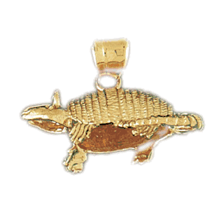 Armadillo Gold Charm DAZ-2752