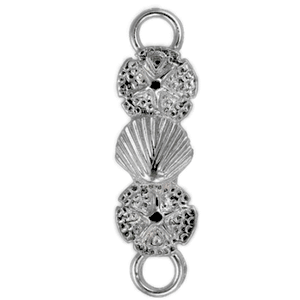 Beachcomber Large Clasp Sterling Silver Rhodium Plated - SCCBCLG-R