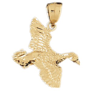 Bird Gold Charm DAZ-2956