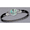 Black Titanium Pure Joy Hook Bracelet - Sterling Silver Wraps 6mm 8 Inch