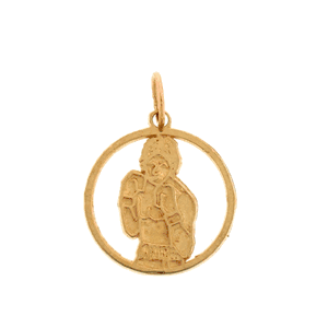 14K Gold Boxer Charm-Daz-6316