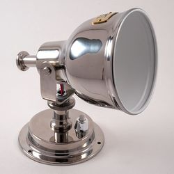 Cabin Lamp Led, Medium, Polished Ss, 1 X 1w Led, 10-30vdc, Gold Marlow Badge - Mc21led-marlow