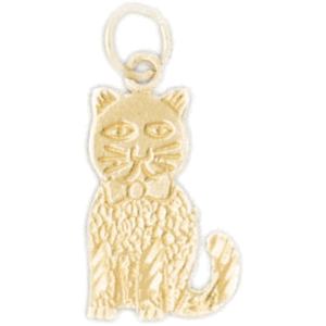 Cat Gold Charm DAZ-1969