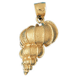Conch Shell Gold Charm DAZ-282
