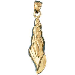 Conch Shell Gold Charm DAZ-290
