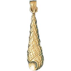 Conch Shell Gold Charm DAZ-291
