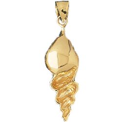 Conch Shell Gold Charm DAZ-292