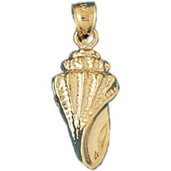 Conch Shell Gold Charm DAZ-293