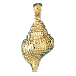 Conch Shell Gold Charm DAZ-317