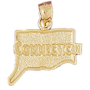 Connecticut Gold Charm DAZ-5079