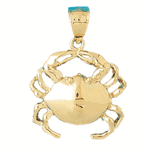 Crabs Gold Charm DAZ-761