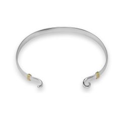 Custom Clasp Collection Hook Bracelet Rhodium Plated W 14ky Wraps 6mm