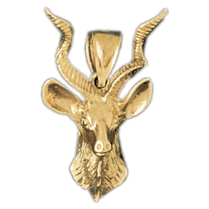 Deer Gold Charm DAZ-2215
