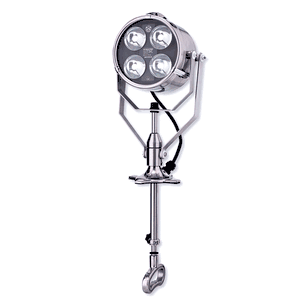 Dhr180 Bracket Cabin Controlled Led Searchlight 180mm, 10-32vdc, 20w, 316ss - Dh180cs-led