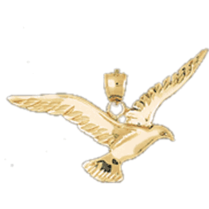 Dove Gold Charm DAZ-2916