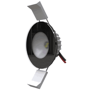 Eclipse Downlight Dl55 - Blue & White Led (black Finish) - Lm600486