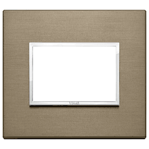 Eikon Evo Plate, Dark Bronze Aluminum, 3 Module - Vm21653.05