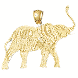 Elephant Gold Charm DAZ-2310