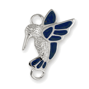 Enamel Humming Bird Bracelet Clasp - Sterling Silver - SCCEHB