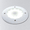 F-21: Surfacemount 165mm Flat Dome, White Ww, Screw Mount, Ip67 - Il7602