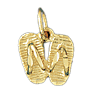 Flip Flop Gold Charm DAZ-1500
