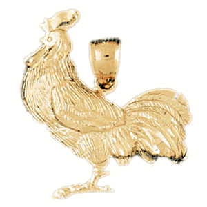 Fowl Gold Charm DAZ-2965