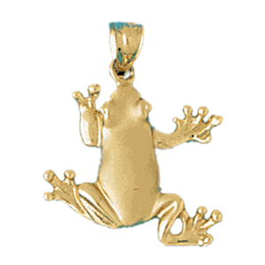 Frog Gold Charm DAZ-1421