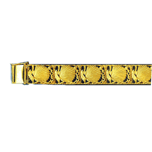 Gold Nautical Shell Bracelet with Safety Clasp DAZ-11712