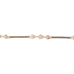 Gold Plumeria Bracelet DAZ-12180