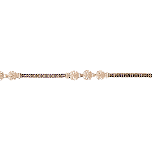 Gold Plumeria Bracelet DAZ-12182