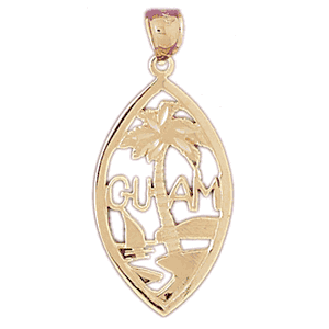 Guam Gold Charm DAZ-5027