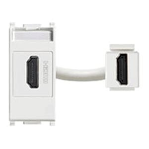 Hdmi Multimedia Connector, White For Plana Series - Vm14346