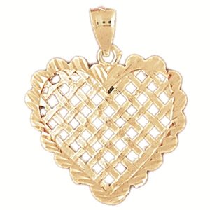 Heart Gold Charm DAZ-3801