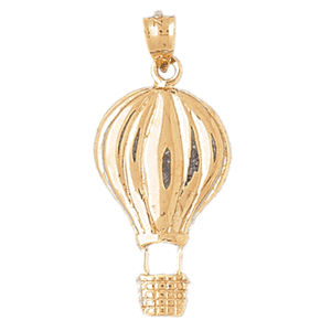 14K Gold Hot Air Balloon Charm-Daz-3673