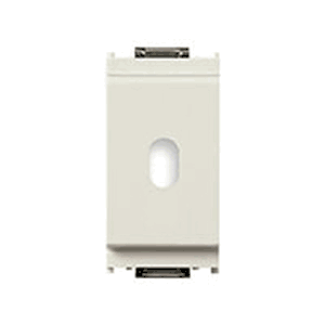 Idea Cable Outlet With Cord Grip, 1 Module, White Compatible With Leading/trailing Edge Lamp Loads - Vm16541.b